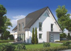 Visualisierung des Concept Haus Musterhauses CH 120.