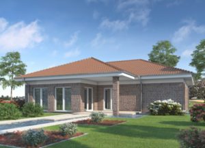 Visualisierung des Concept Haus Musterhauses CH 300.