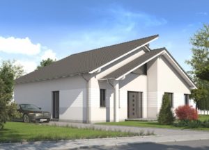 Visualisierung des Concept Haus Musterhauses CH 320.