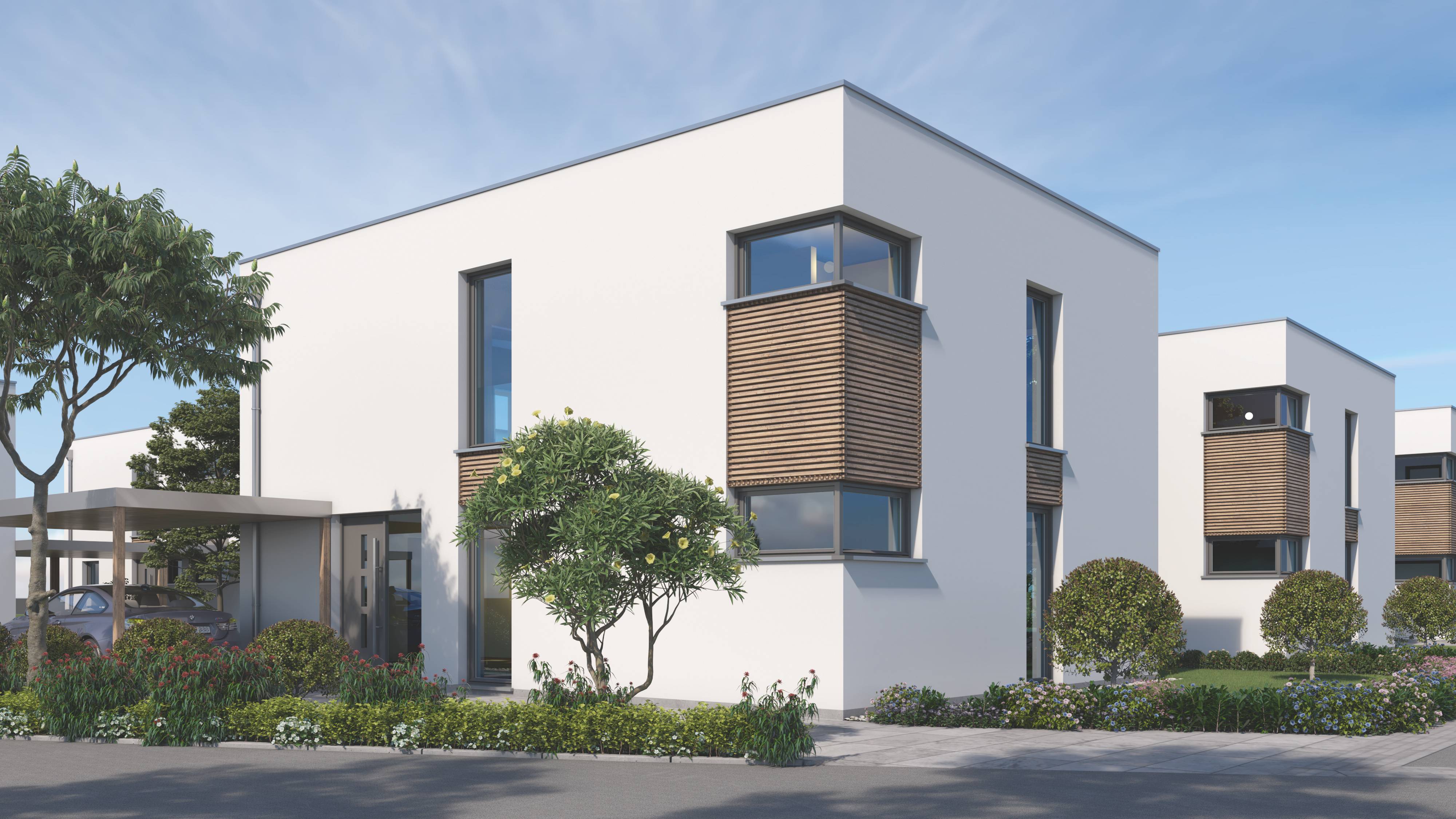 Visualierung des Einfamilienhauses in der Jöllheide Bielefeld.