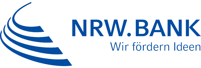 Logo der NRW Bank.