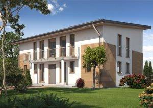 Visualisierung des Concept Haus Musterhauses CH 450.