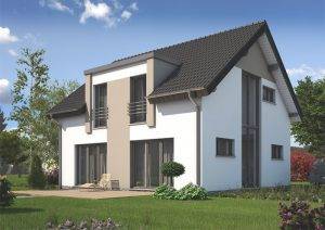 Visualisierung des Concept Haus Musterhauses CH 110.
