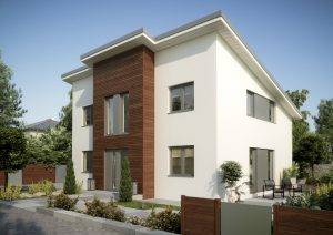 Visualisierung des Concept Haus Musterhauses CH 410.