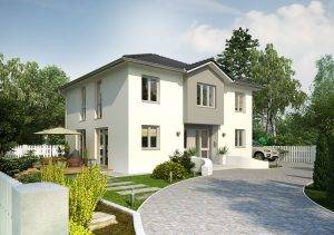 Visualisierung des Concept Haus Musterhauses CH 530.